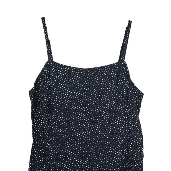 GAP Womens 10 Midi Dress in Black Dot - Picture 3 of 9